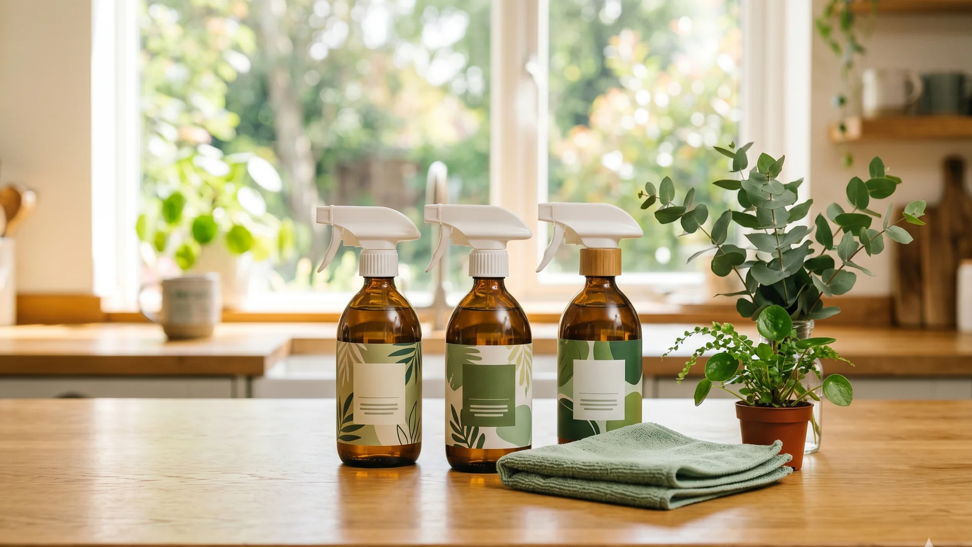 Open office window with natural light, representing fresh air and low-VOC green cleaning