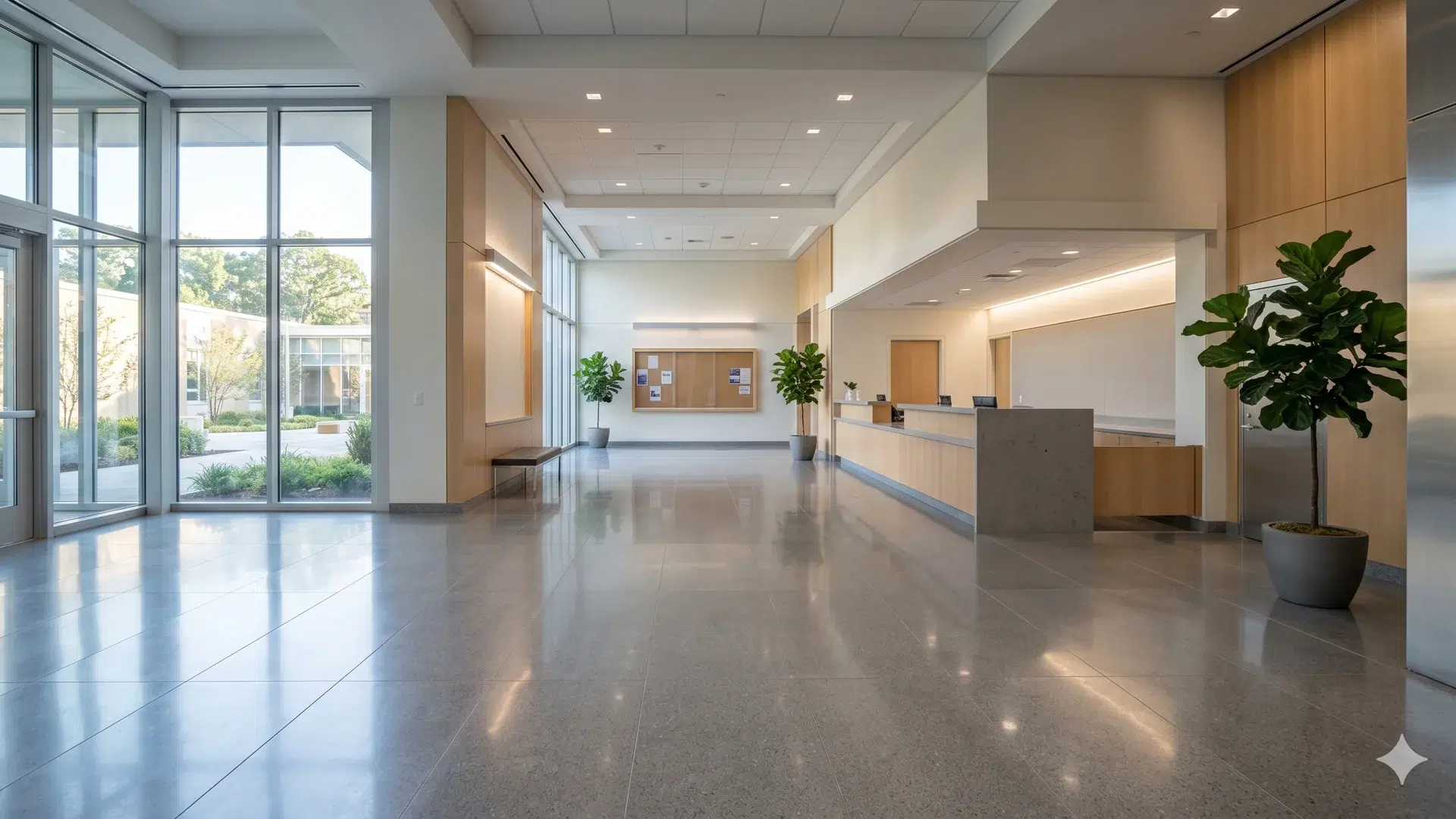Long Island town hall public lobby