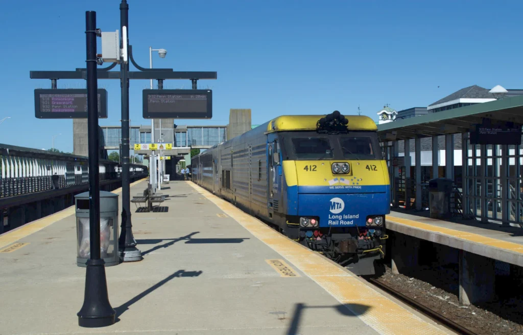 Ronkonkoma LIRR train station in the Long Island area served by E and J Cleaning